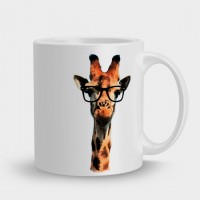 Кружка жираф в очках